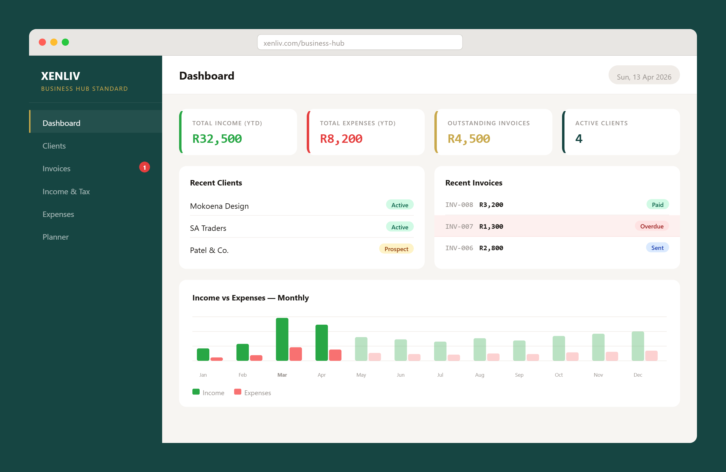 Xenliv Business Hub - STANDARD